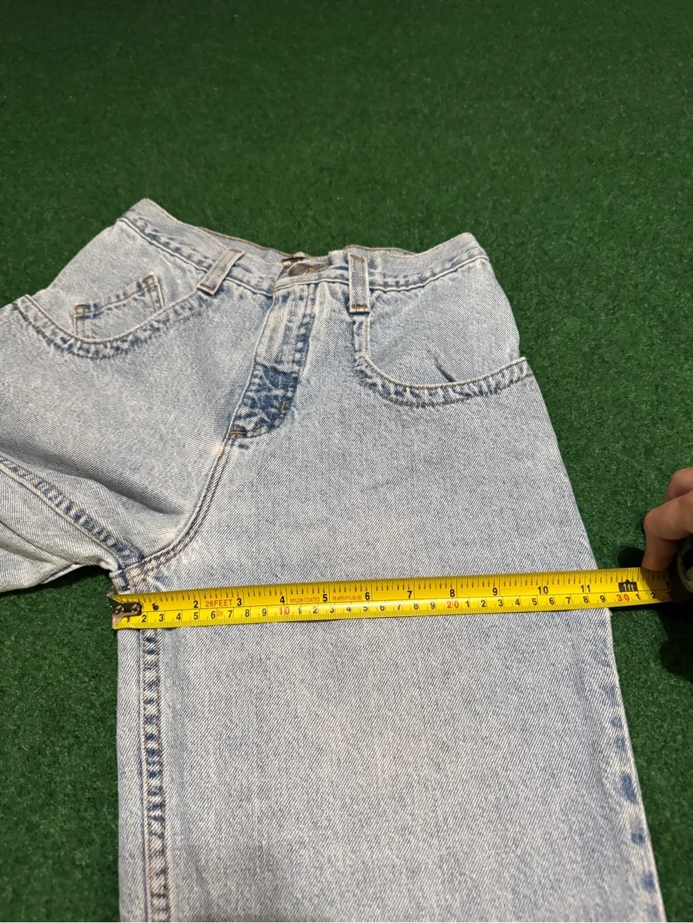 Zonz Super Baggy Jeans Vintage Boys 27x24 Husky RARE JNCO Light Wash Skater Wide